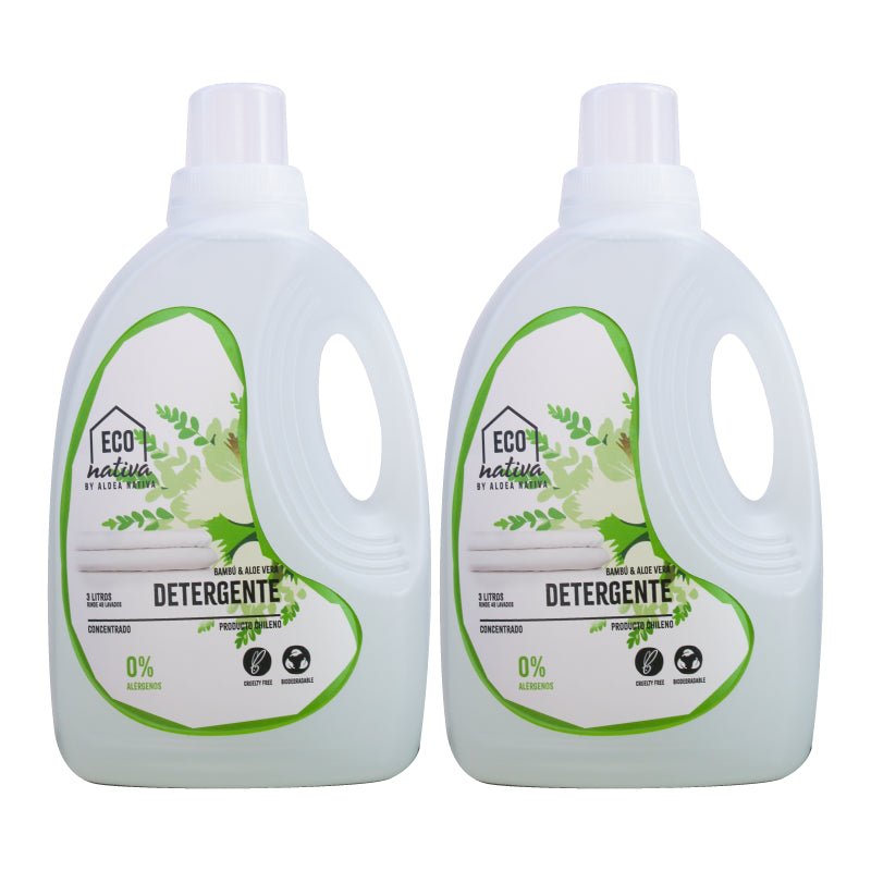 Pack 2 Detergente concentrado Econativa 3 L - ECONATIVA - Aldea Nativa