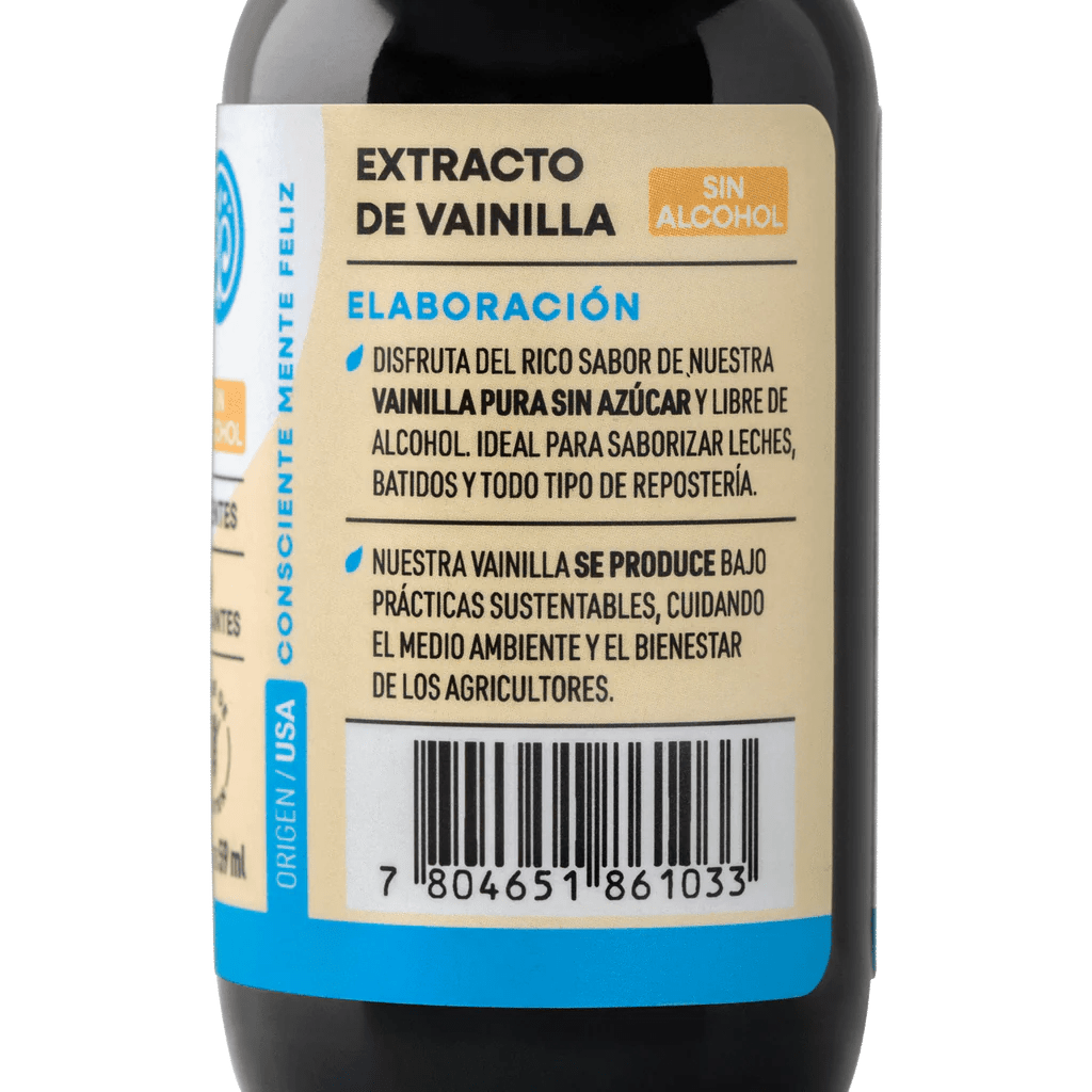 Pack 2 Extracto de vainilla sin alcohol 59 ml Manare - MANARE - Aldea Nativa