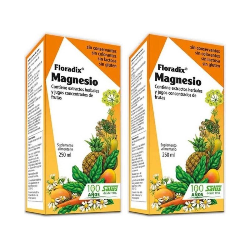 Pack 2 Floradix Magnesio 250 ml Salus flora - SALUS FLORA - Aldea Nativa