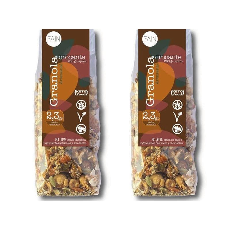 Pack 2 granola Keto 250 gr Fain - FAIN - Aldea Nativa