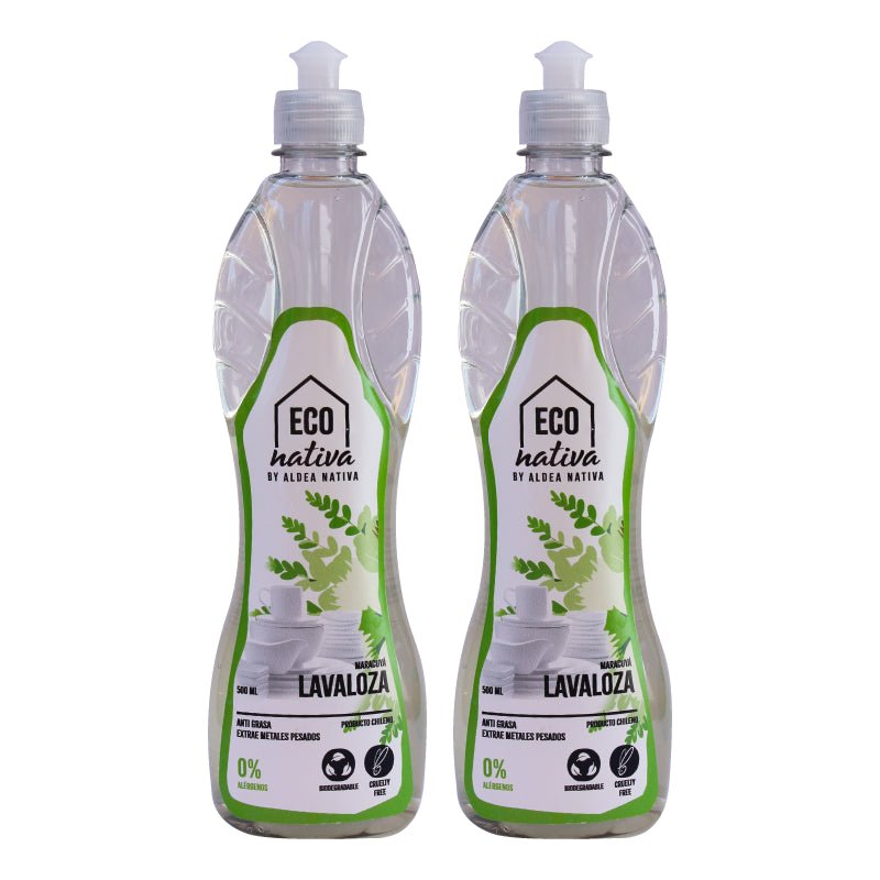 Pack 2 Lavaloza Econativa 500 ml - ECONATIVA - Aldea Nativa