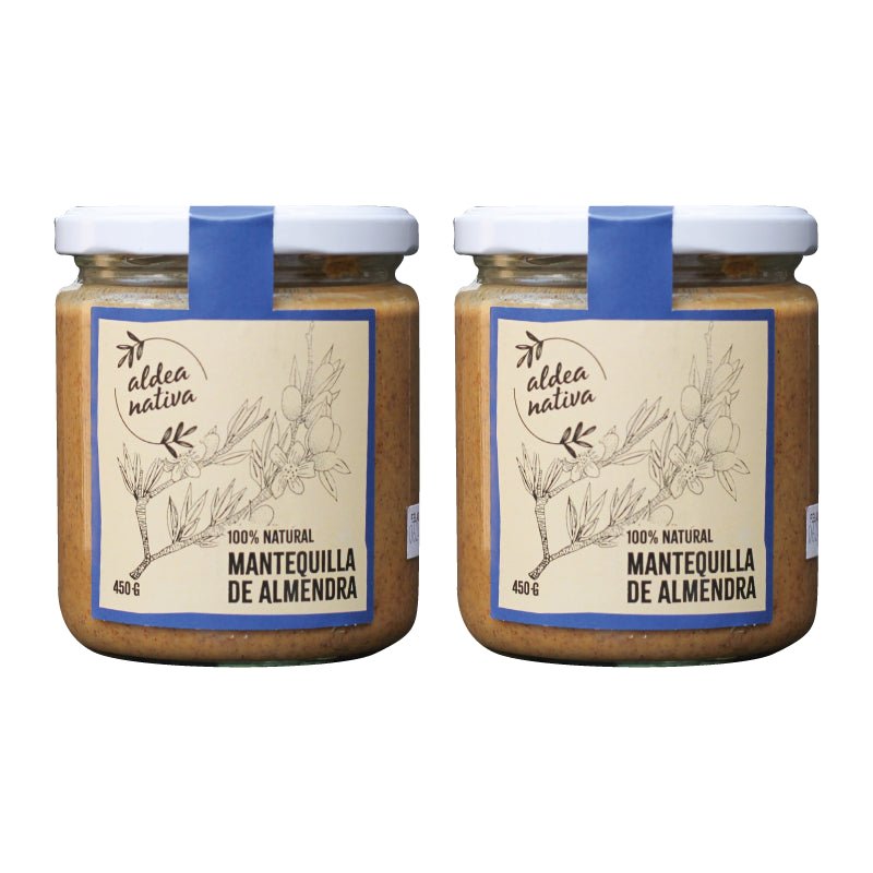 Pack 2 Mantequilla Almendra Aldea Nativa 450 Gr - ALDEA NATIVA - Aldea Nativa