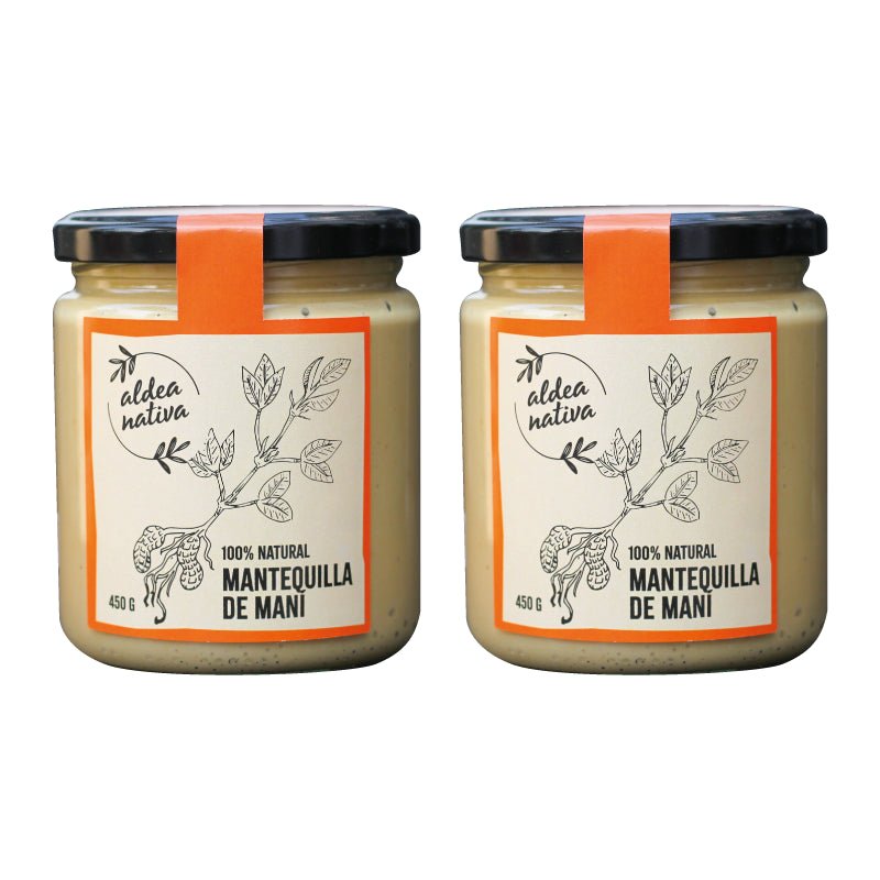 Pack 2 Mantequilla Mani Aldea Nativa 450 Gr - ALDEA NATIVA - Aldea Nativa