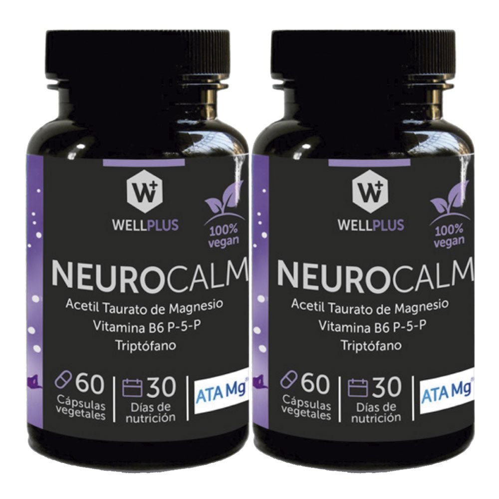 Pack 2 NeuroCalm Wellplus 60 Cap - WELLPLUS - Aldea Nativa