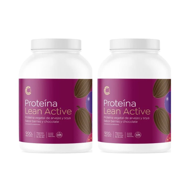 Pack 2 Proteina Lean Active Cacao berries 900 gr Cáscara Foods - CASCARA FOODS - Aldea Nativa