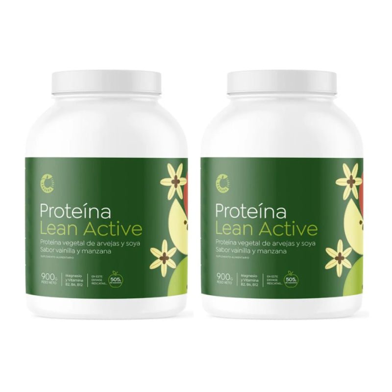Pack 2 Proteina Lean Active Vainilla Manzana 900 gr Cáscara Foods - CASCARA FOODS - Aldea Nativa