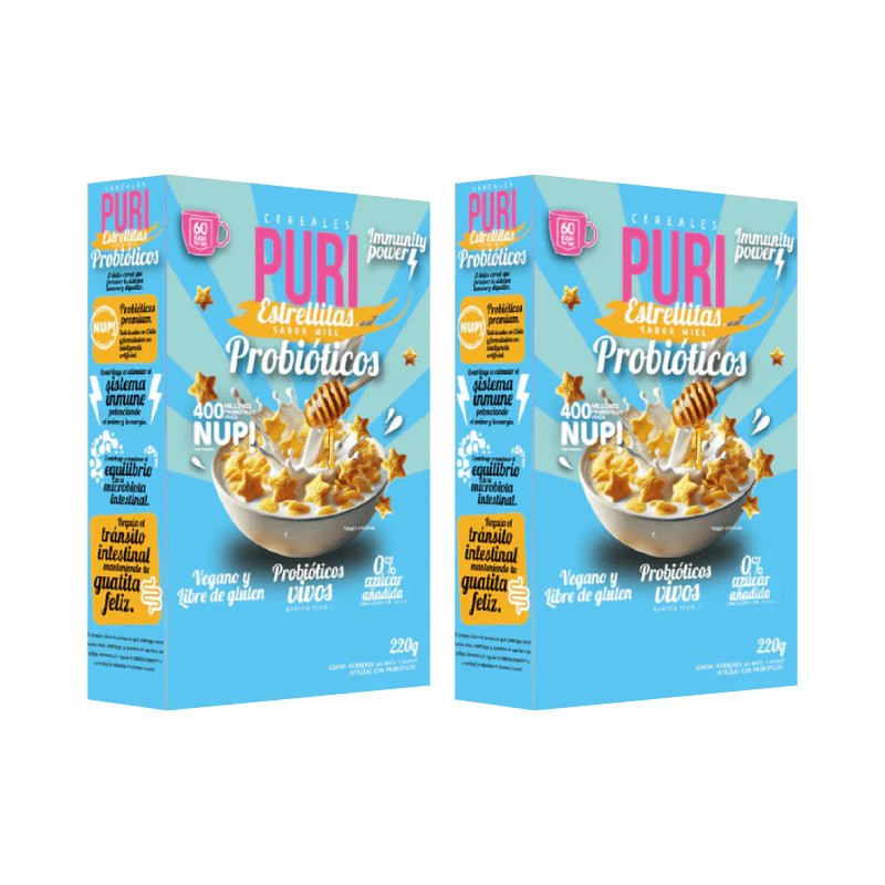 Pack 2 Puri estrellitas 220 gr Puri - PURISNACKS - Aldea Nativa