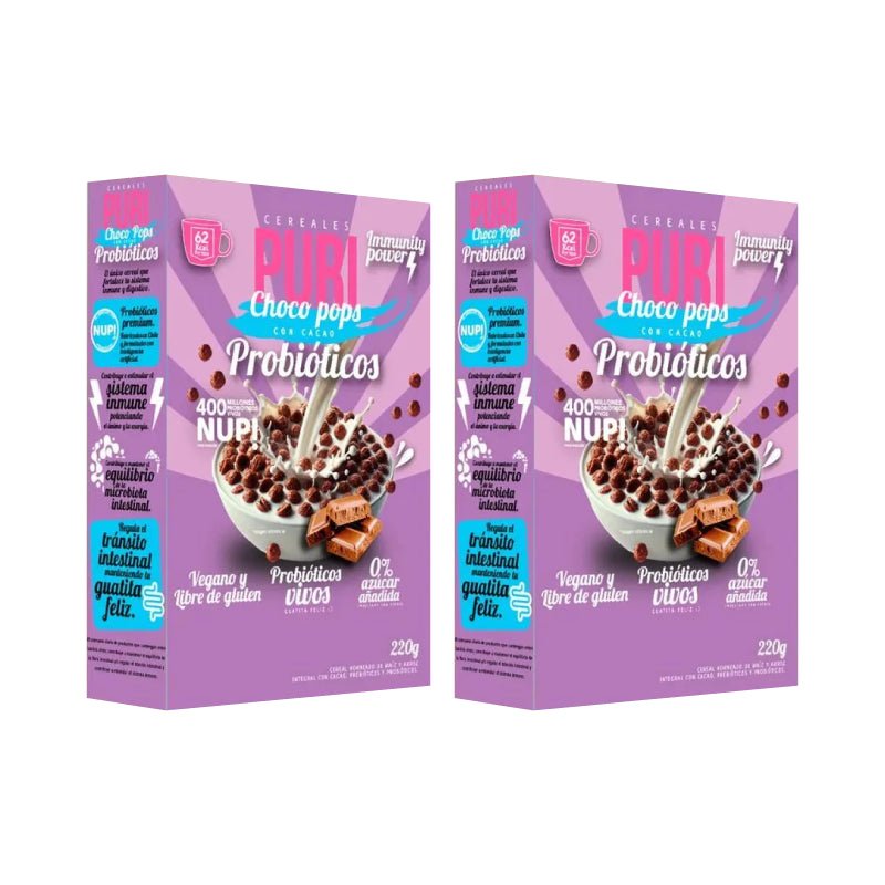 Pack 2 Puri mini pops 220 gr Puri - PURISNACKS - Aldea Nativa