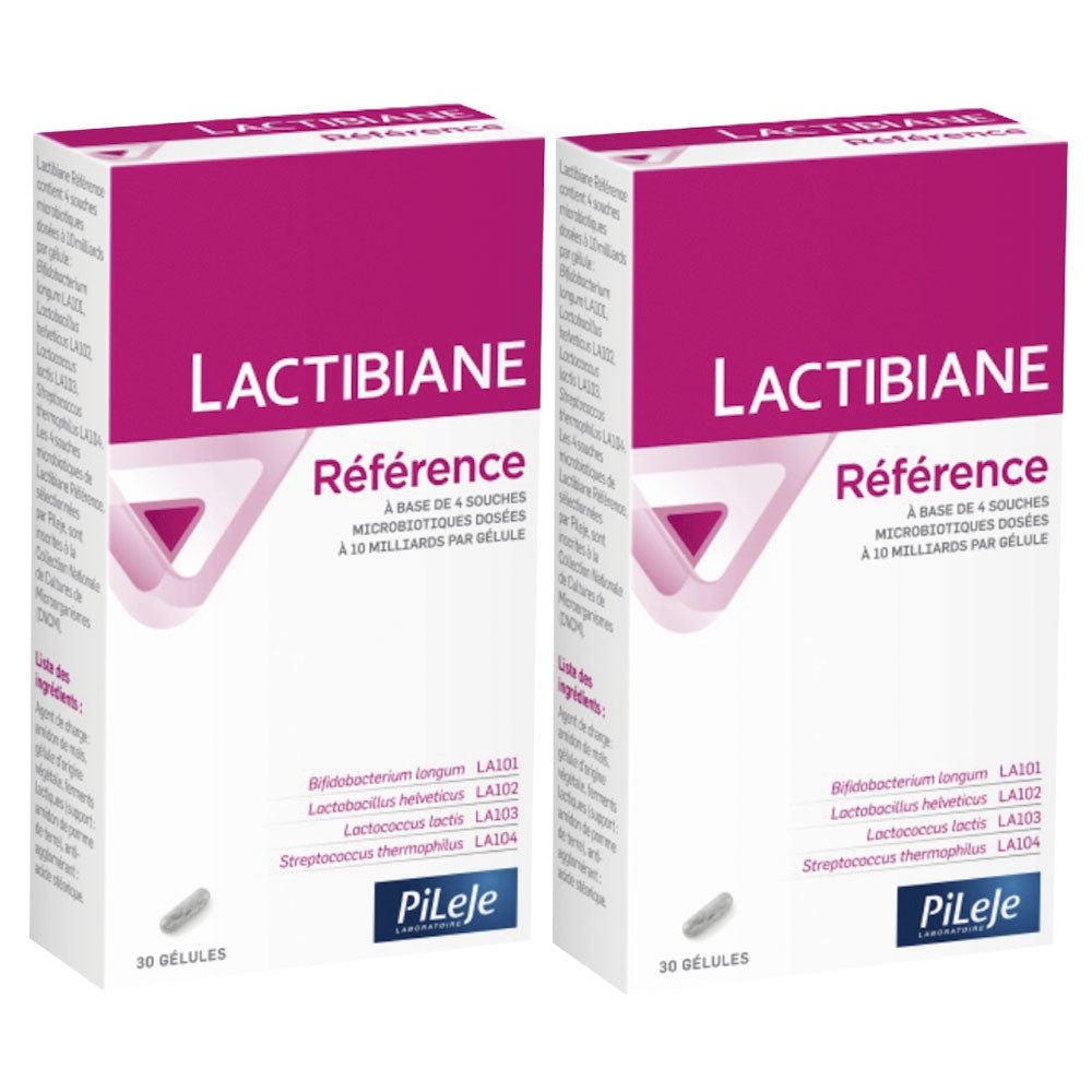 Pack 2 Reference Probiotico Lactibiane Pileje 30 Cap - PILEJE - Aldea Nativa