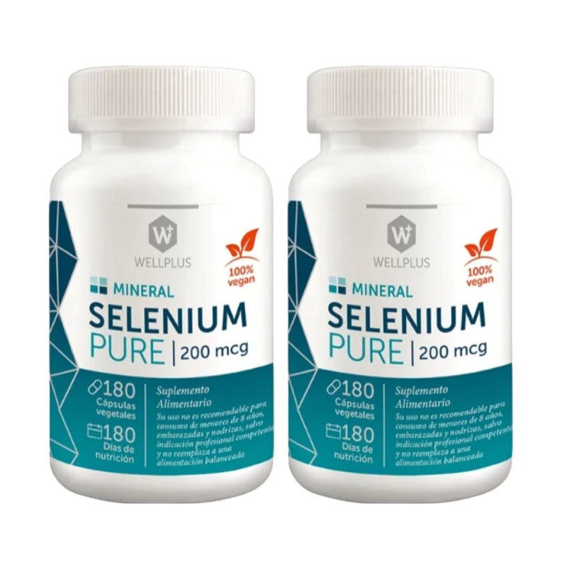 Pack 2 Selenio Pure Wellplus - WELLPLUS - Aldea Nativa
