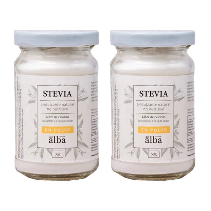 Pack 2 Stevia polvo 50 gr Apicola - APICOLA DEL ALBA - Aldea Nativa