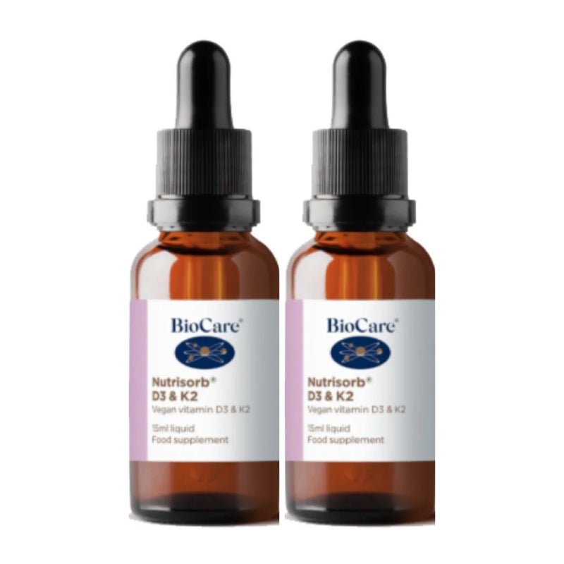 Pack 2 Vitamina D3&K2 Líquida 15 ml Biocare - BIOCARE - Aldea Nativa