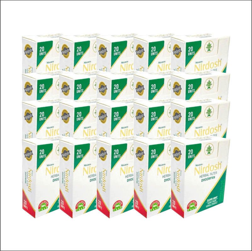 Pack 20 Cigarro con Filtro Nirdosh 20 Un - NIRDOSH - Aldea Nativa