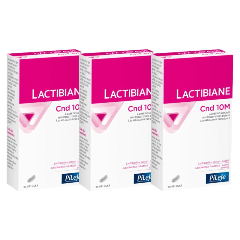 Pack 3 CND10 Probiótico 30 cap Lactibiane - PILEJE - Aldea Nativa