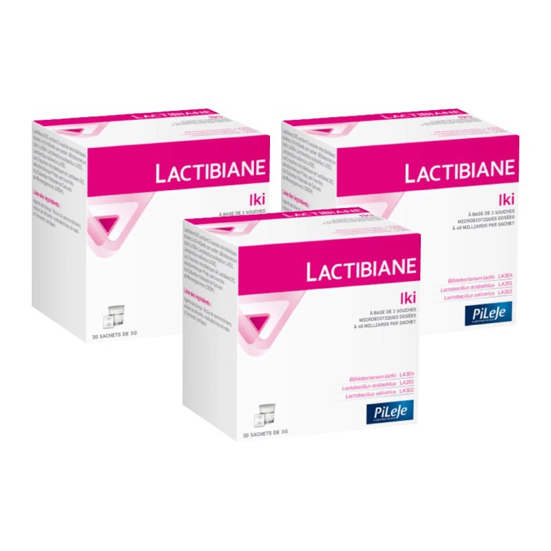 Pack 3 Iki Probiótico 30 sobres Pileje Lactibiane - PILEJE - Aldea Nativa