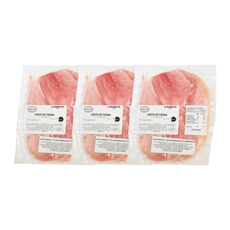 PAck 3 Jamon pierna laminado 250 gr Don Santos - DON SANTOS - Aldea Nativa