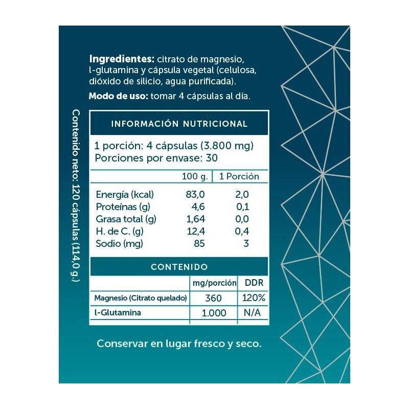 Pack 3 Magnesio Citrato 120 cap Wellplus - WELLPLUS - Aldea Nativa