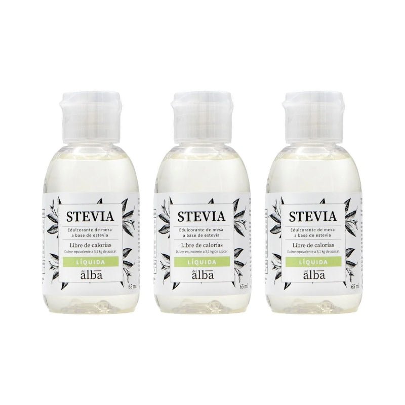 Pack 3 Stevia Liquida 65 ml Apicola del alba - APICOLA DEL ALBA - Aldea Nativa