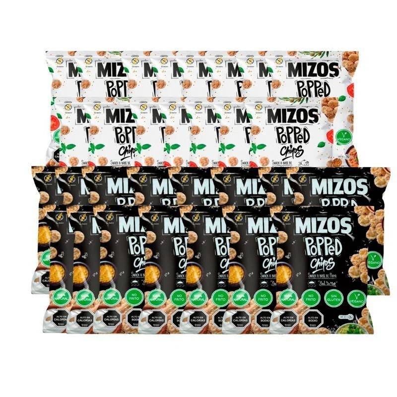 Pack 30 Galletas de Arroz Mix Salados Mizos 20 Gr - MIZOS - Aldea Nativa