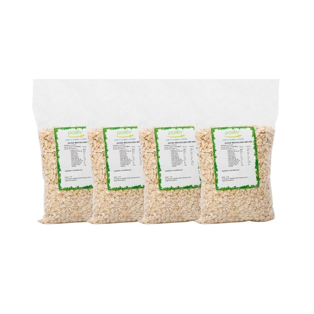Pack 4 Avena Laminada Positiv 500 Gr - POSITIV - Aldea Nativa