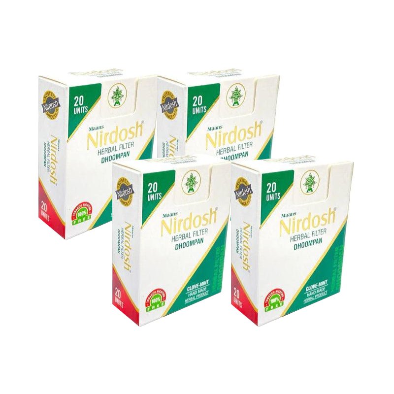 Pack 4 Cigarro con filtro 20 un Nirdosh - NIRDOSH - Aldea Nativa