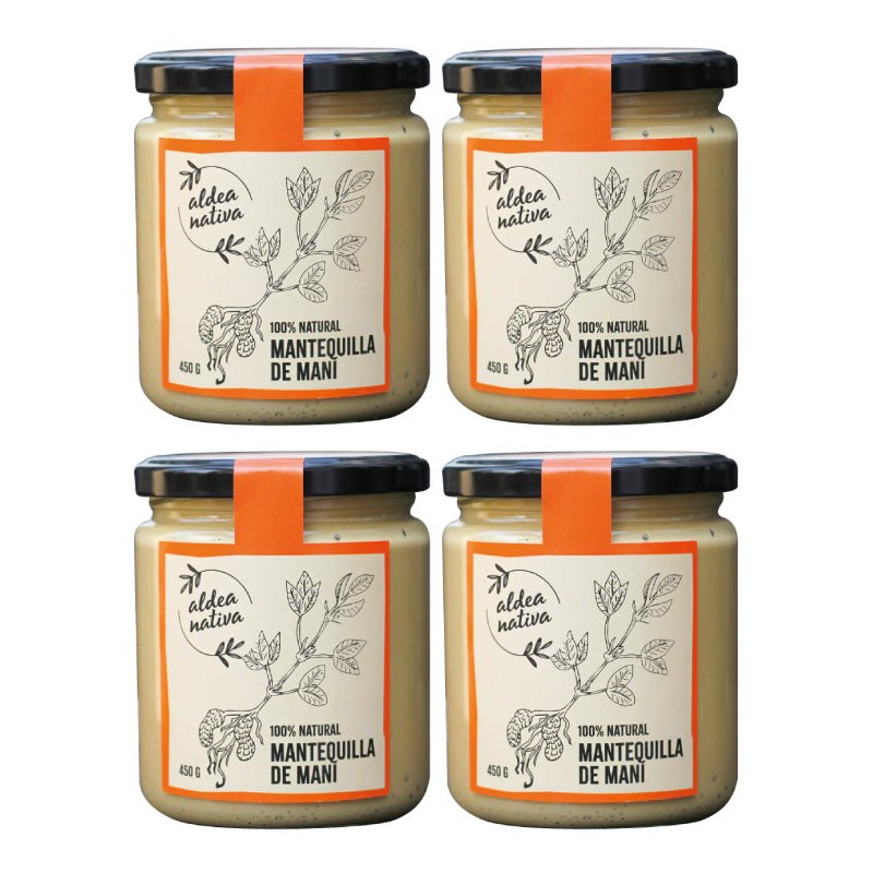 Pack 4 mantequilla mani 450 gr Aldea Nativa - Aldea Nativa - Aldea Nativa