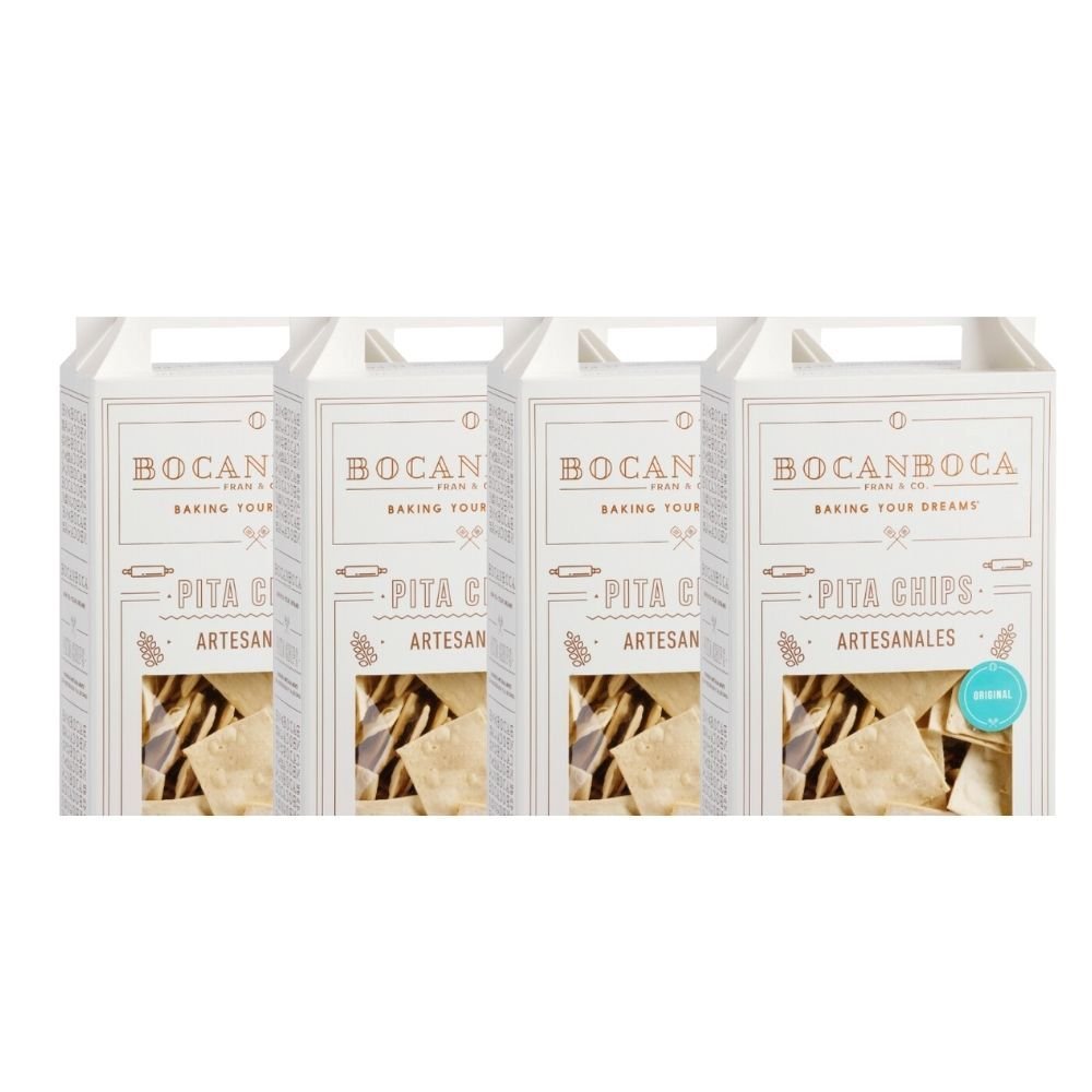 Pack 4 Pita Chips Original Bocanboca 200 Gr - BOCANBOCA - Aldea Nativa