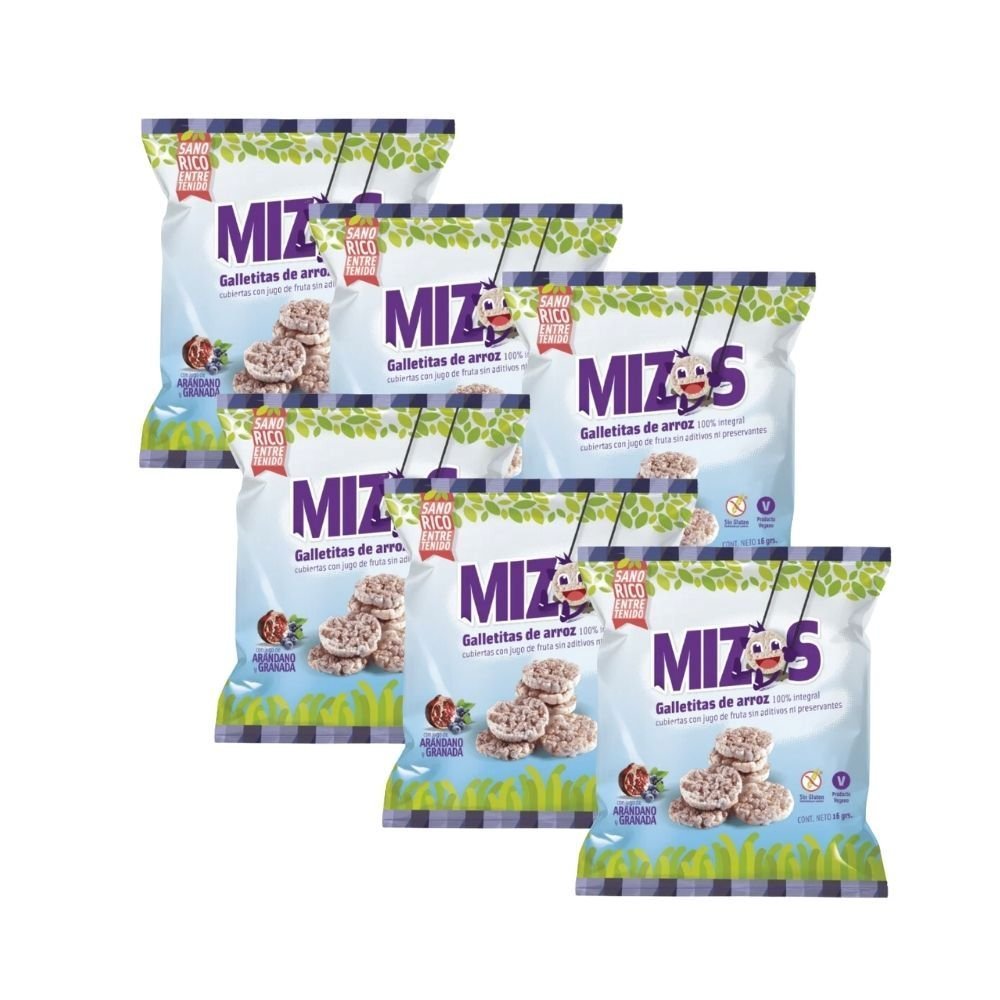 Pack 6 Arandano Granada Mizos 16 Gr - MIZOS - Aldea Nativa