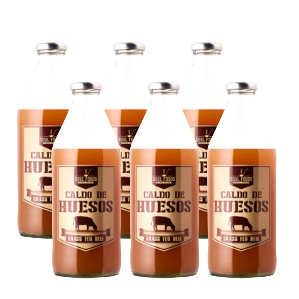 Pack 6 Caldos de Hueso Soulfoods 930 Ml - SOULFOODS - Aldea Nativa