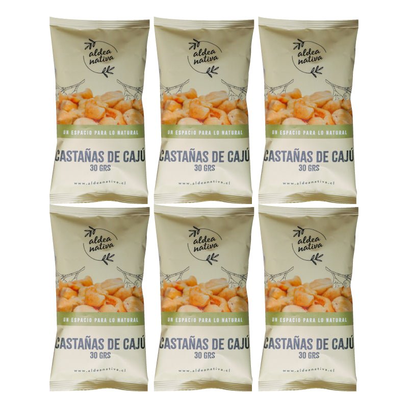 Pack 6 Castaña de Cajú 30 gr Aldea Nativa - Aldea Nativa - Aldea Nativa
