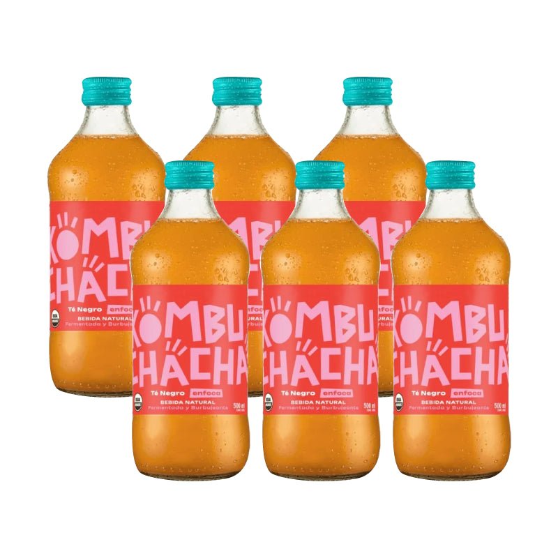 Pack 6 Kombucha original 500 cc Kombuchacha - KOMBUCHACHA - Aldea Nativa
