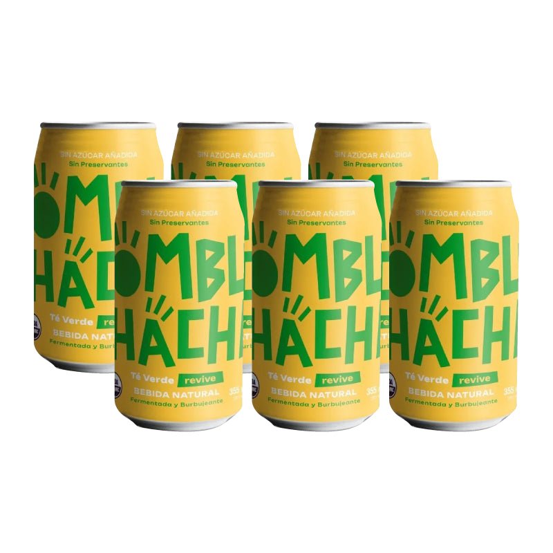 Pack 6 Kombuchacha te verde 350 cc - KOMBUCHACHA - Aldea Nativa