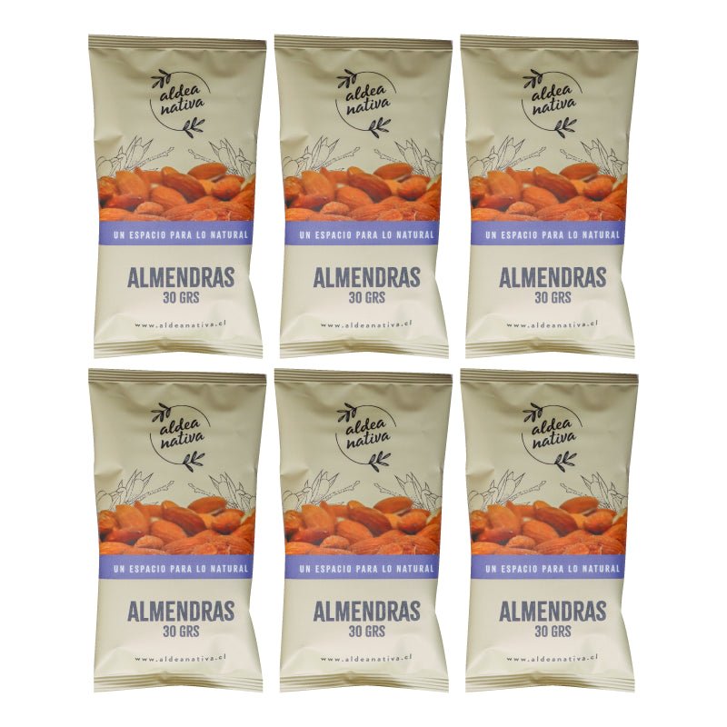 Pack 6 Snacks de almendra 30 gr Aldea Nativa - Aldea Nativa - Aldea Nativa