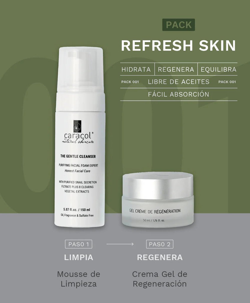 Pack Hombre refresh Skin un Caracol - CARACOL NATURAL - Aldea Nativa