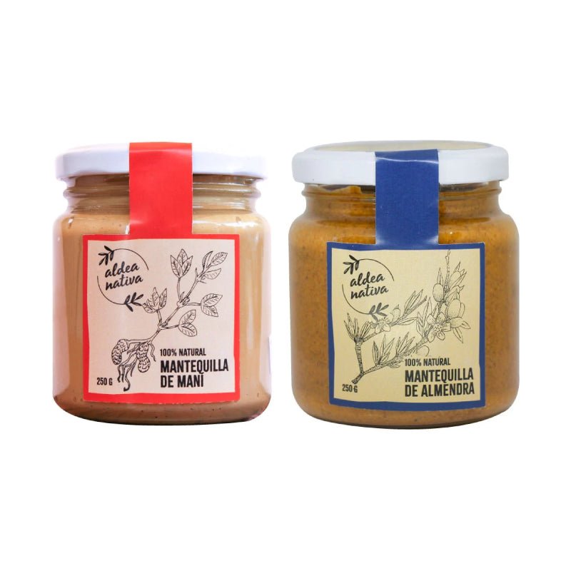 Pack Mantequilla Almendra y Mani 250 gr Aldea Nativa - Aldea Nativa - Aldea Nativa