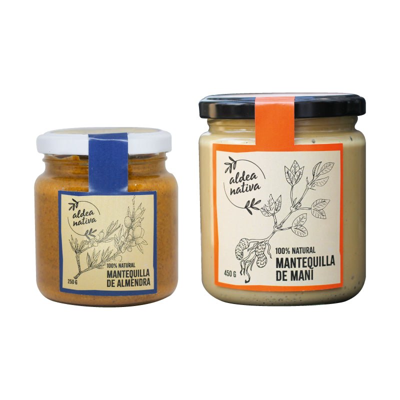 Pack Mix Mantequilla Mani & Almendra Aldea Nativa - ALDEA NATIVA - Aldea Nativa