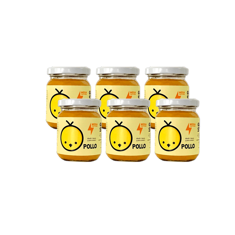 Pack 6 colado de pollo 120 GR GUAGUASTAR