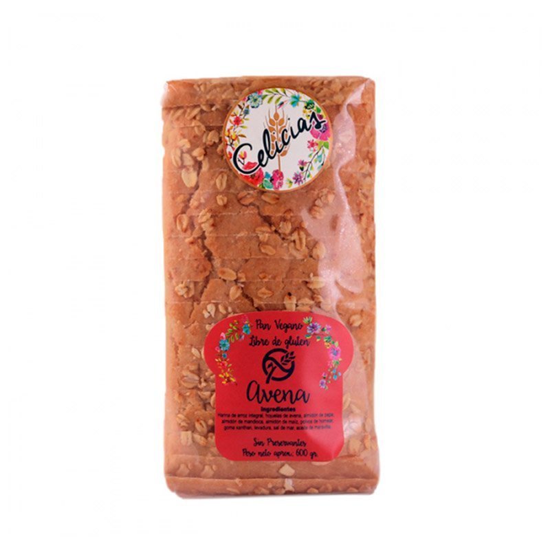 Pan Avena Sin Gluten Celicias 610 Gr - CELICIAS - Aldea Nativa