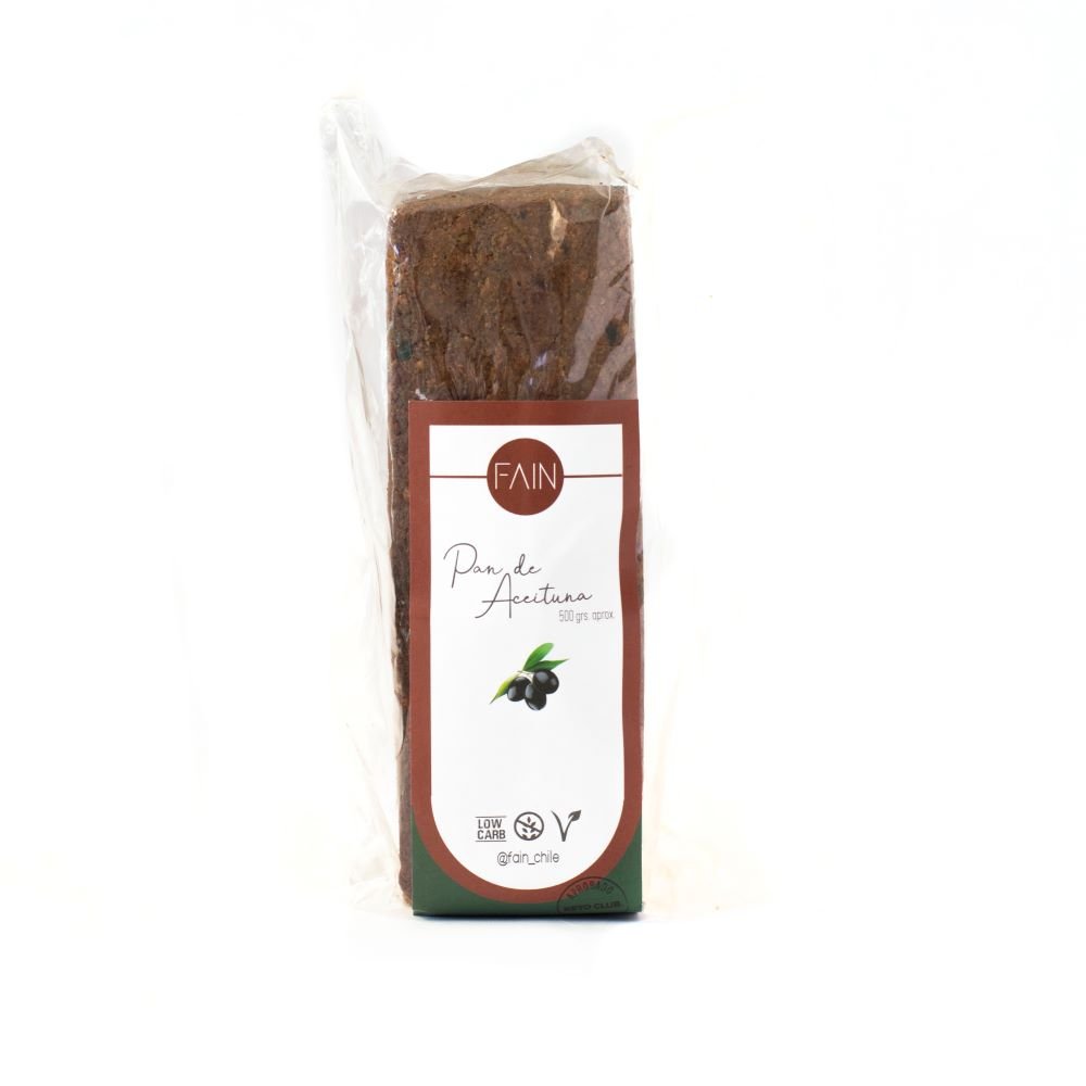 Pan de Aceituna Fain 600 Gr - FAIN - Aldea Nativa