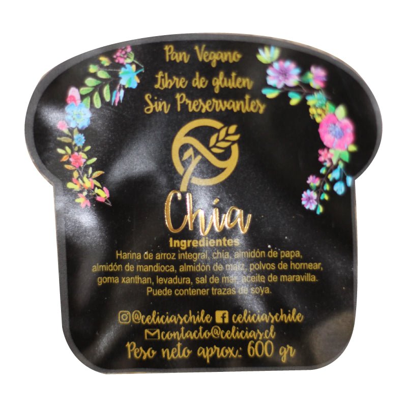 Pan De Chia Celicias 600 Gr - CELICIAS - Aldea Nativa