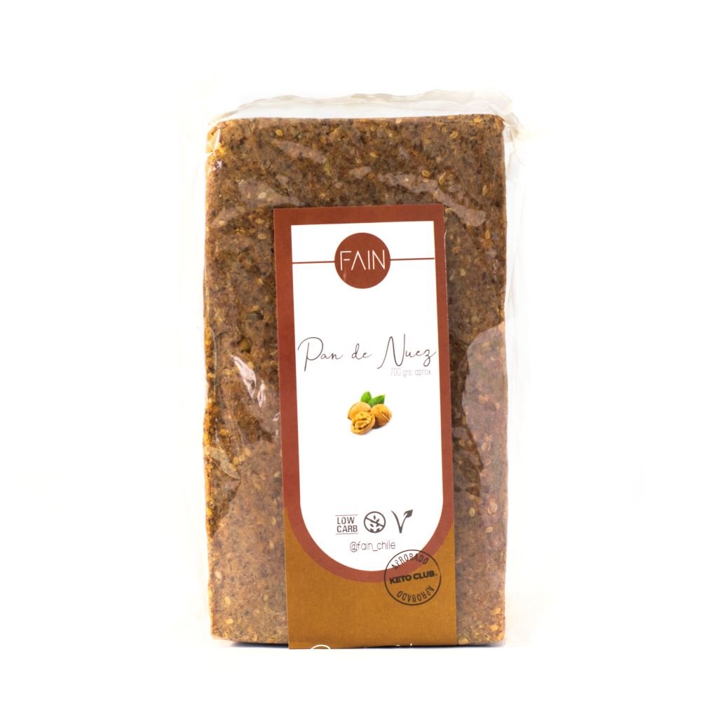 Pan de Nuez Fain 700 Gr - FAIN - Aldea Nativa