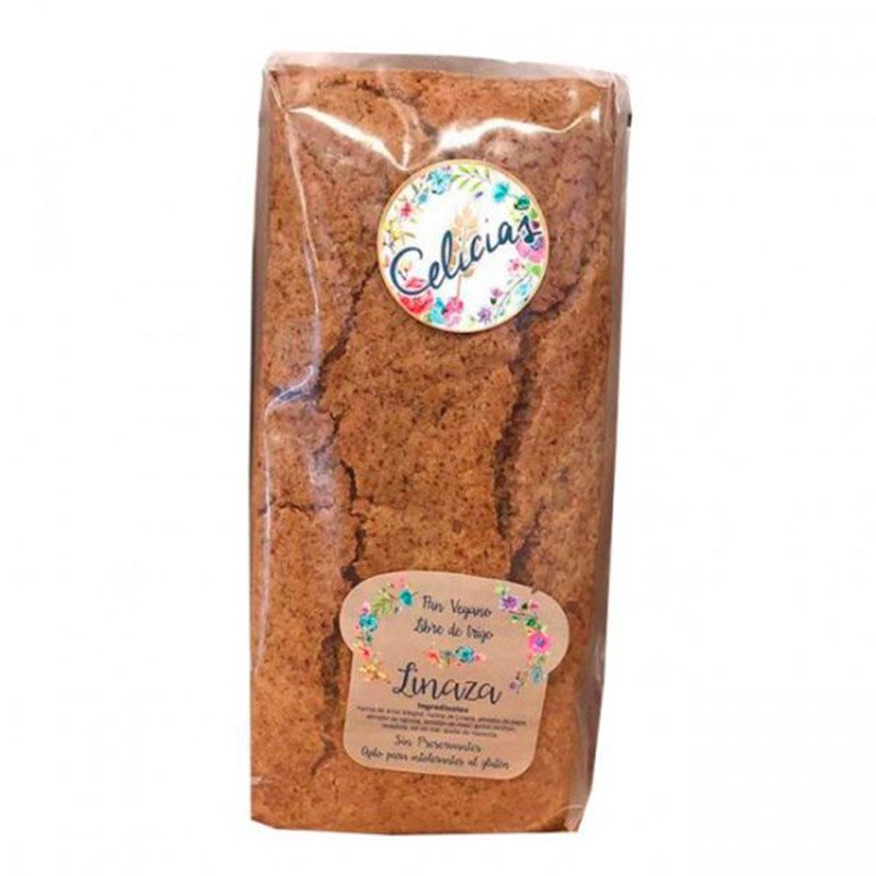 Pan Linaza Sin Gluten Celicias 610 Gr - CELICIAS - Aldea Nativa