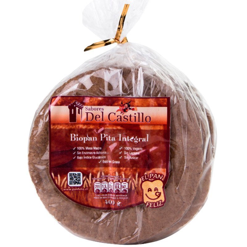 Pan Pita InteGral Masa Madre El Castillo - EL CASTILLO - Aldea Nativa