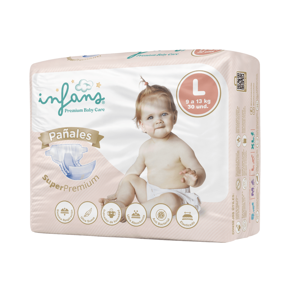 Pañales desechables L 30 un Infans - INFANS - Aldea Nativa