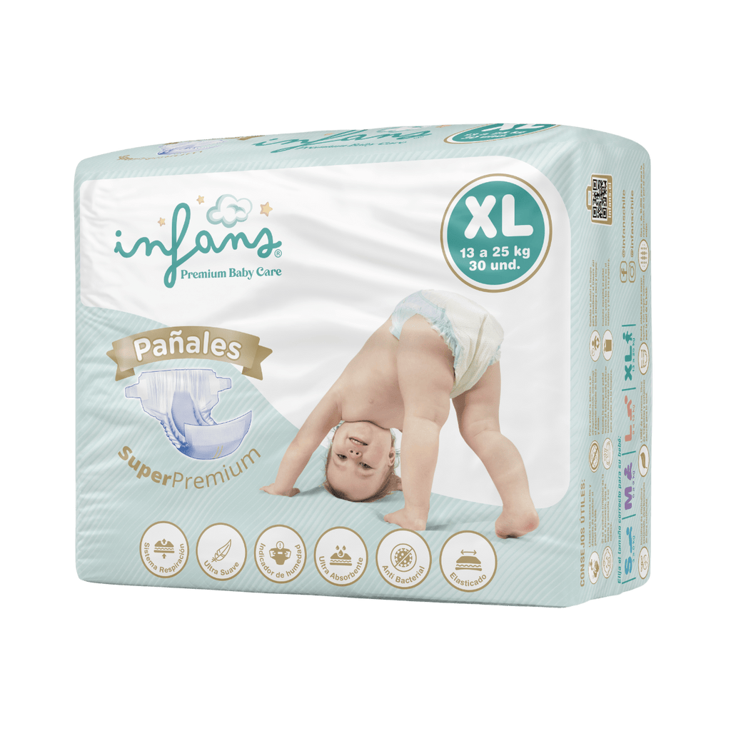 Pañales desechables XL 30 un Infans - INFANS - Aldea Nativa
