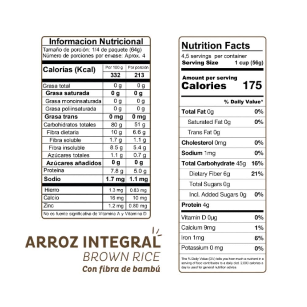 Pasta De Arroz Integral Spaguetti El Dorado 250 Gr - EL DORADO - Aldea Nativa