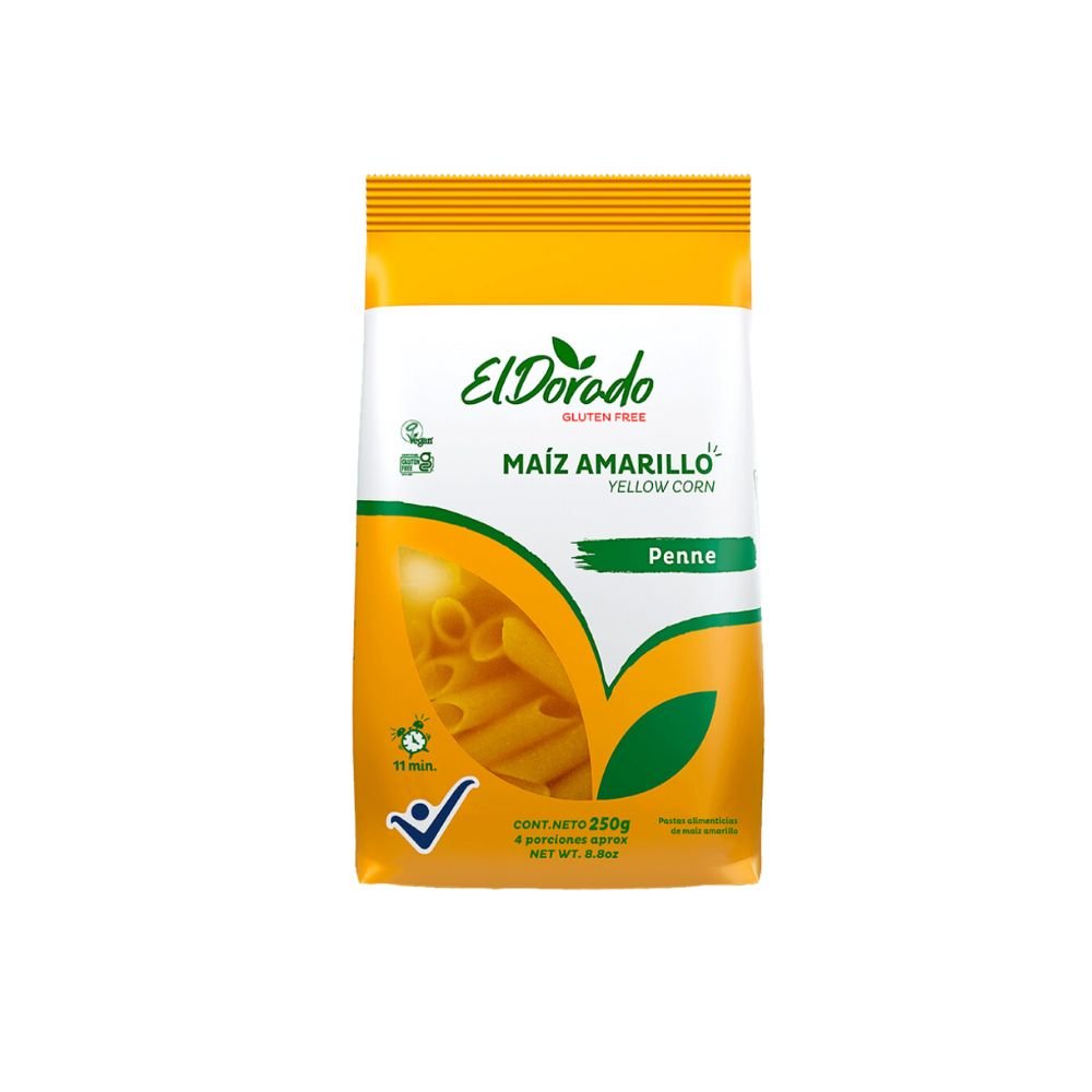 Pasta De Maiz Penne El Dorado 250 Gr - EL DORADO - Aldea Nativa