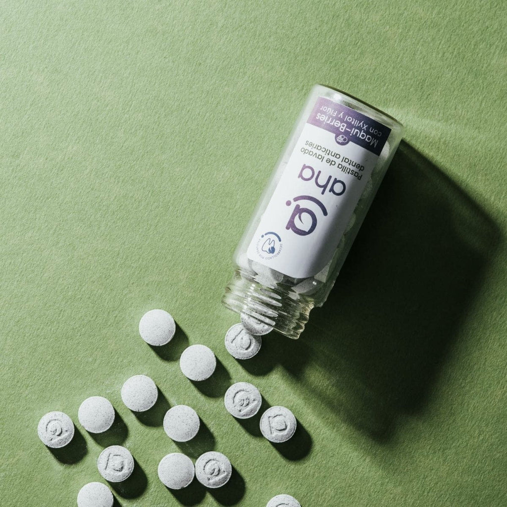 Pasta dental En Pastilla Maqui Berries Aha 62 Un - AHA - Aldea Nativa