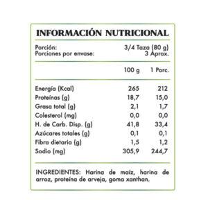 Pasta Proteica Revitta 250 Gr - REVITTA - Aldea Nativa