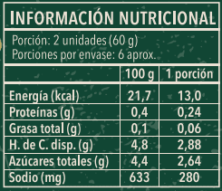 Pepinillos agridulces 690 GR OPI OTTO - OPI OTTO - Aldea Nativa